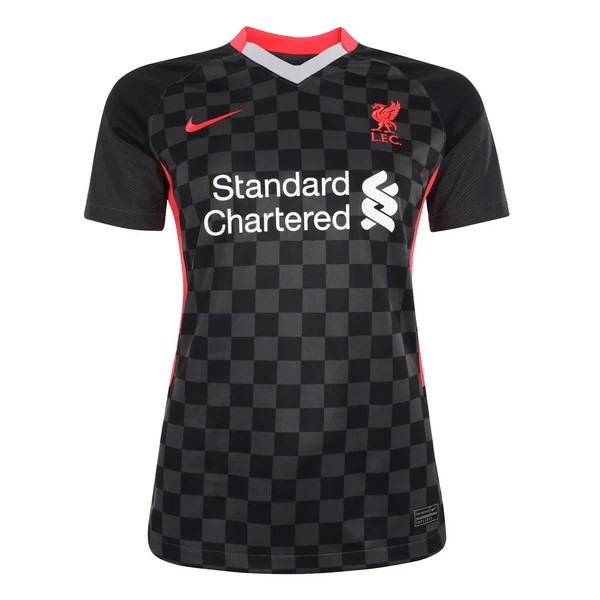 Camiseta Liverpool Tercera equipo Mujer 2020-21 Negro